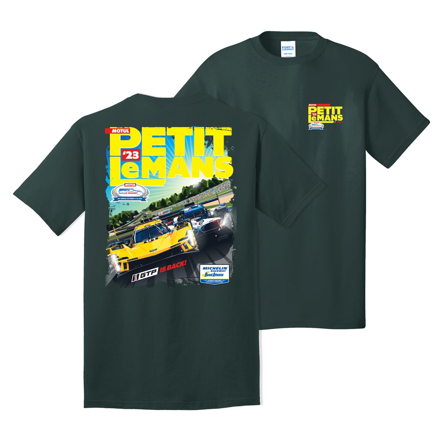 2023 Motul Petit Le Mans Event Tee - Dark Green