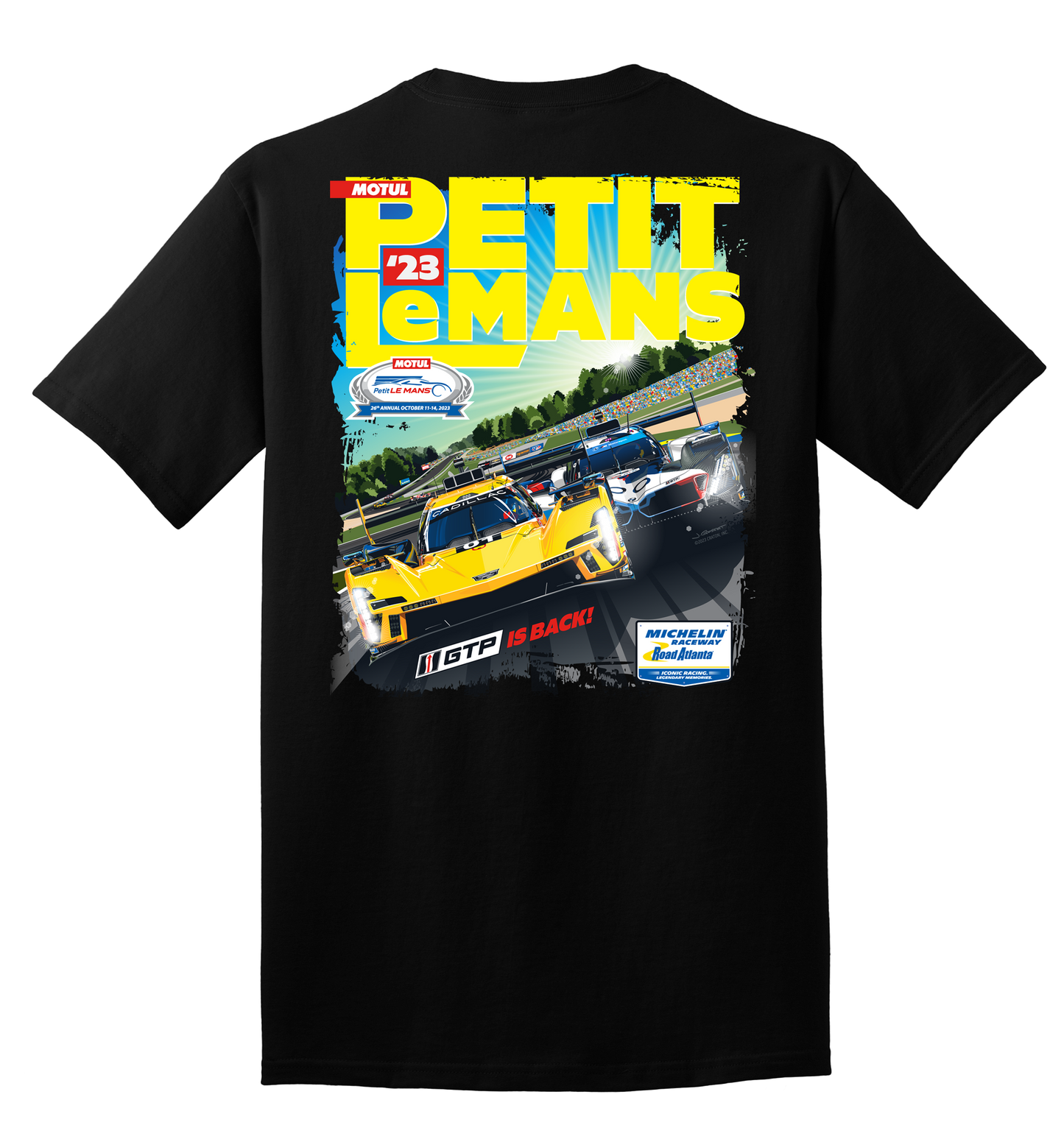 2023 Motul Petit Le Mans Event Tee - Black