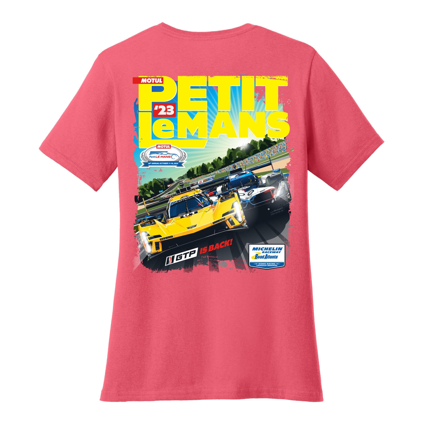 2023 Motul Petit Le Mans Ladies Event Tee - Coral