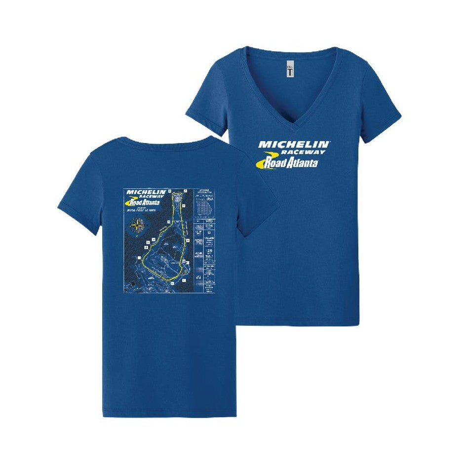 MRRA Blueprint Ladies Tee - Royal