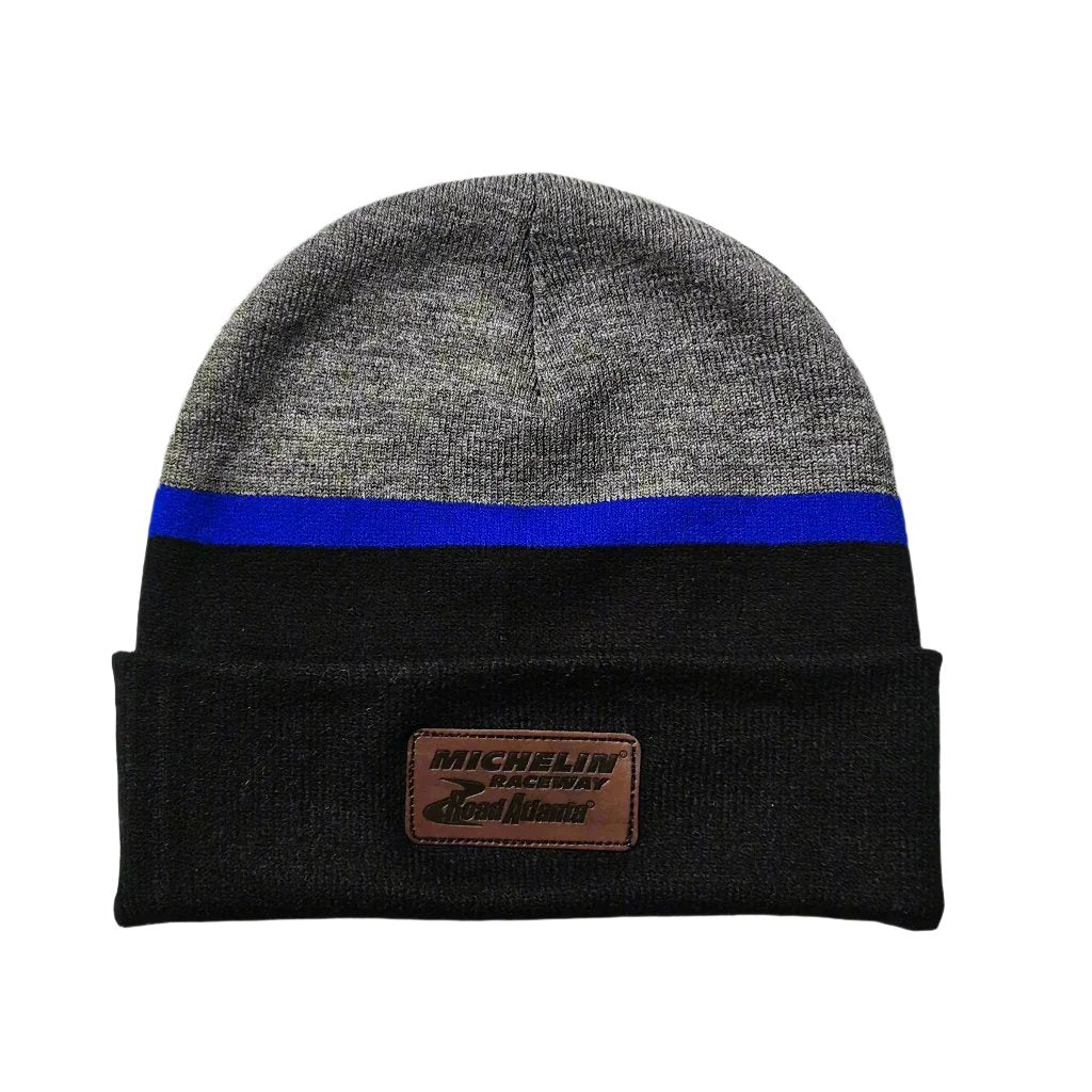 MRRA Knit Beanie - Grey/Black/Blue
