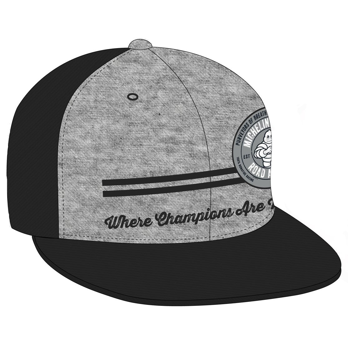 MRRA Where Champions Are Crowned Hat - Grey/Black Flatbill