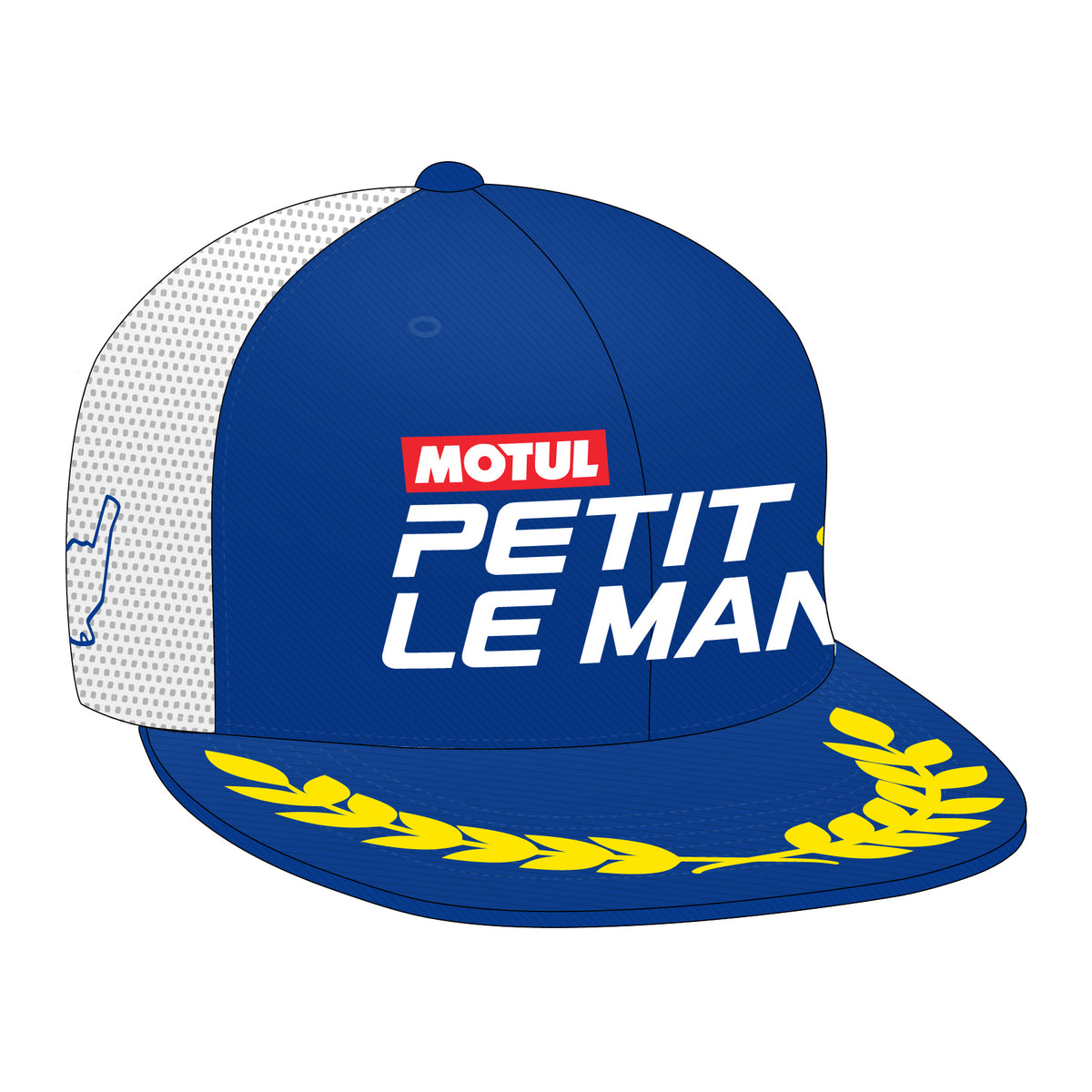 2026 Petit Le Mans Flatbill Hat - Royal Blue/White