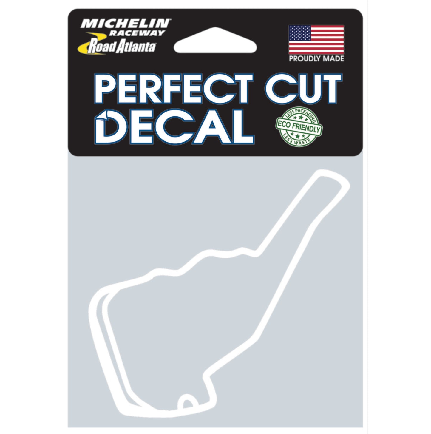 MRRA Track Outline Decal, White