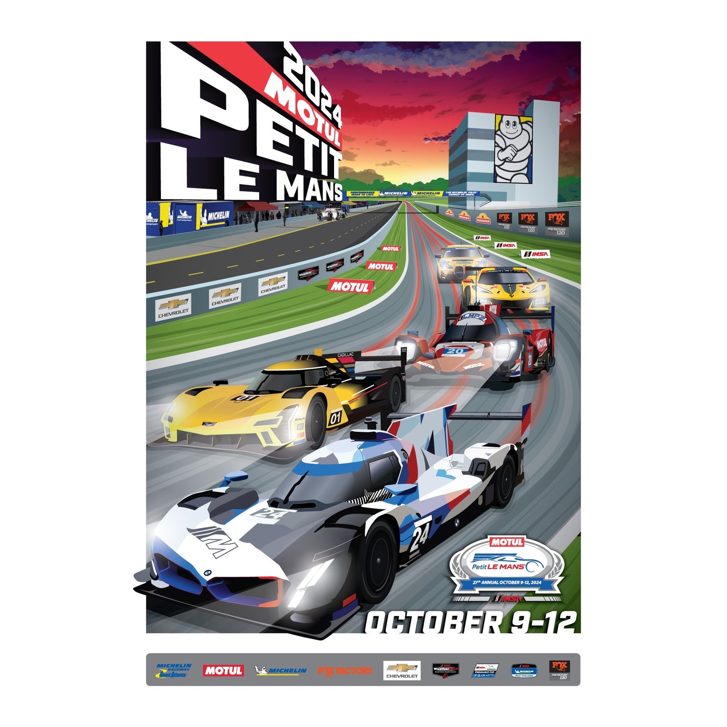 2024 Petit Le Mans Event Poster