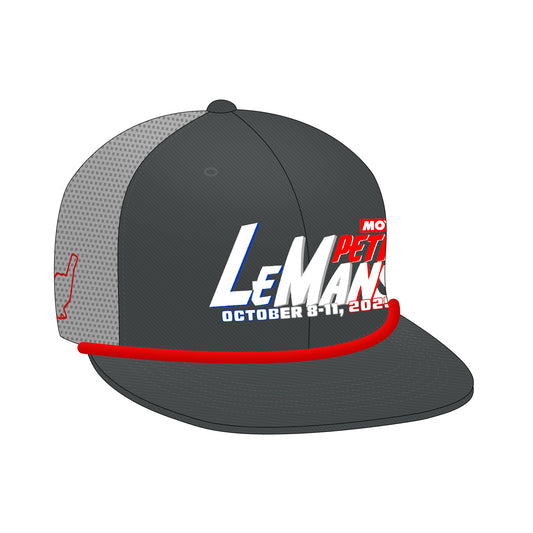 2025 Petit Le Mans Flatbill Hat - Charcoal