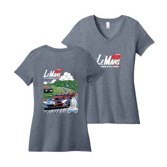 2025 Petit Le Mans Ladies Tee - Heather Navy