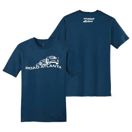 Road Atlanta Vintage Logo Tee - Blue