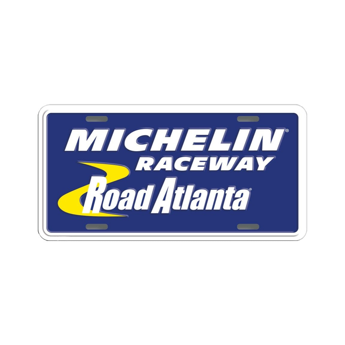 MRRA License Plate - Royal – Store 254 at Michelin Raceway Road