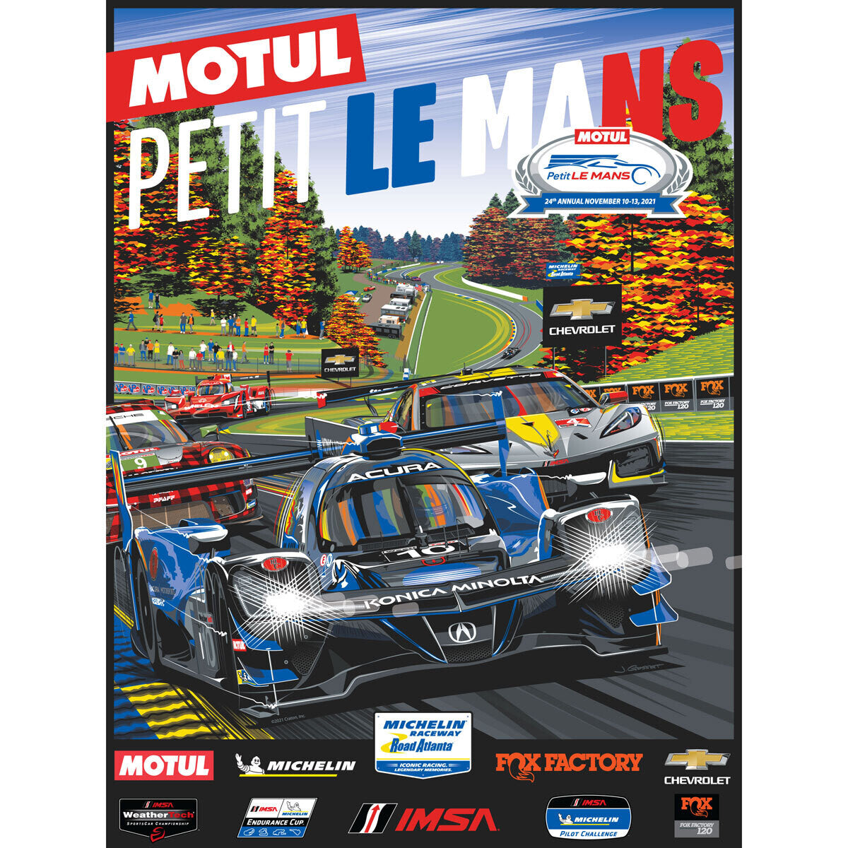 2021 Motul Petit Le Mans Poster